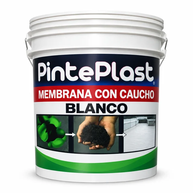 Membrana con caucho blanco — ilustración de referencia