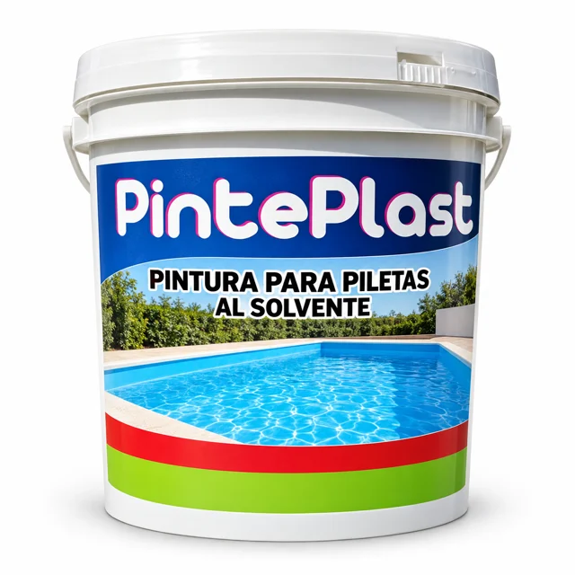 Pintura para piletas al solvente — ilustración de referencia