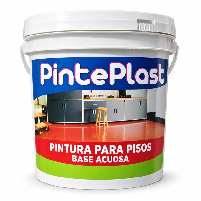 Pintura para pisos base acuosa — ilustración de referencia